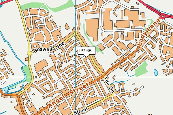 IP7 6BL map - OS VectorMap District (Ordnance Survey)