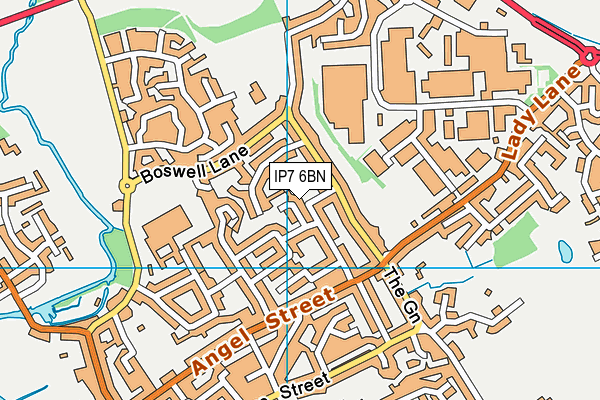 IP7 6BN map - OS VectorMap District (Ordnance Survey)