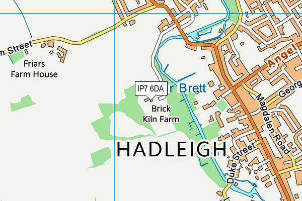 IP7 6DA map - OS VectorMap District (Ordnance Survey)