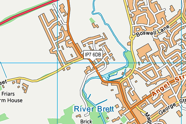 IP7 6DB map - OS VectorMap District (Ordnance Survey)