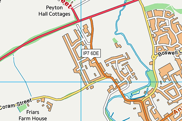IP7 6DE map - OS VectorMap District (Ordnance Survey)