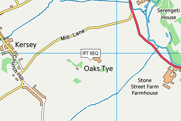 IP7 6EQ map - OS VectorMap District (Ordnance Survey)