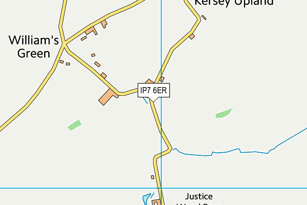 IP7 6ER map - OS VectorMap District (Ordnance Survey)