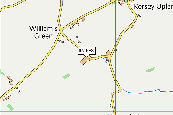 IP7 6ES map - OS VectorMap District (Ordnance Survey)