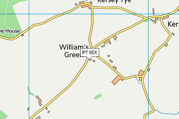 IP7 6EX map - OS VectorMap District (Ordnance Survey)