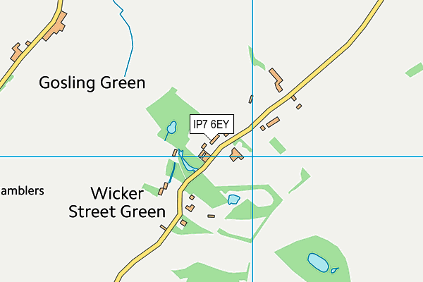 IP7 6EY map - OS VectorMap District (Ordnance Survey)