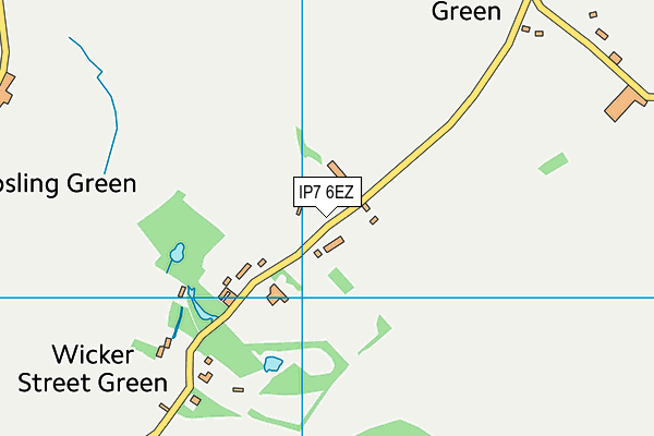 IP7 6EZ map - OS VectorMap District (Ordnance Survey)