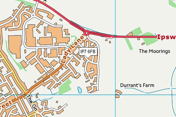 IP7 6FB map - OS VectorMap District (Ordnance Survey)