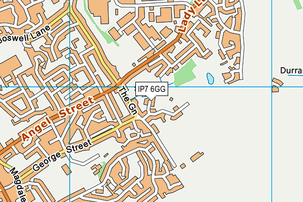 IP7 6GG map - OS VectorMap District (Ordnance Survey)