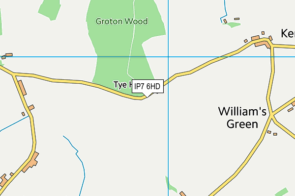 IP7 6HD map - OS VectorMap District (Ordnance Survey)