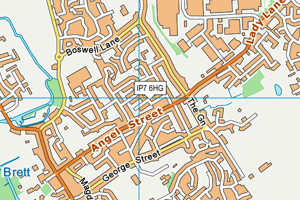 IP7 6HG map - OS VectorMap District (Ordnance Survey)