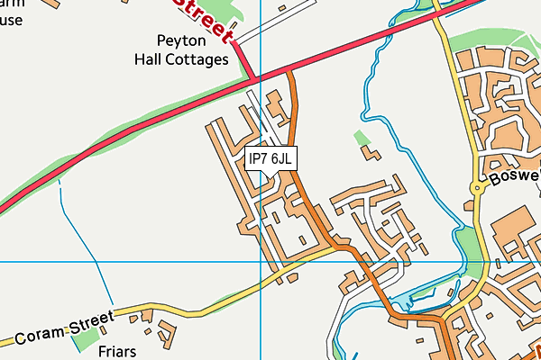 IP7 6JL map - OS VectorMap District (Ordnance Survey)