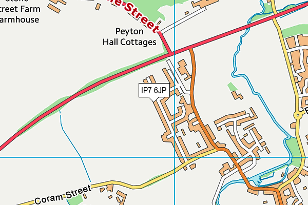 IP7 6JP map - OS VectorMap District (Ordnance Survey)