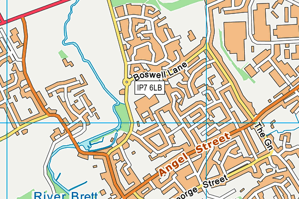 IP7 6LB map - OS VectorMap District (Ordnance Survey)