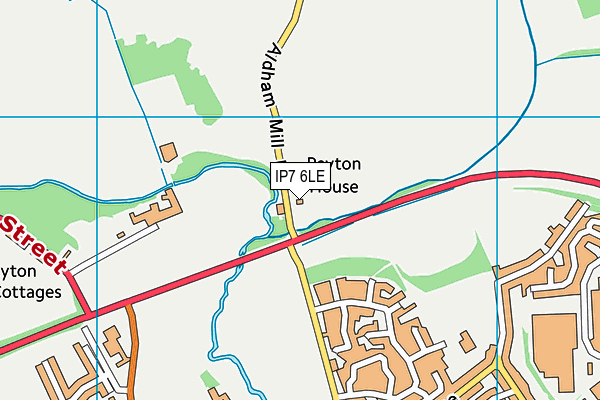 IP7 6LE map - OS VectorMap District (Ordnance Survey)