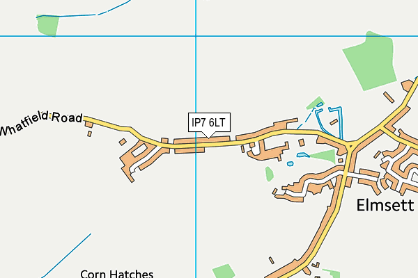 IP7 6LT map - OS VectorMap District (Ordnance Survey)