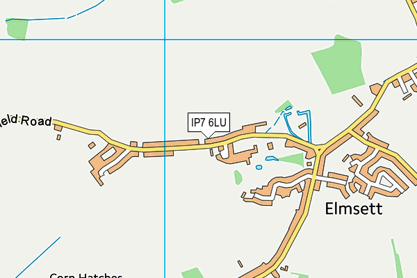 IP7 6LU map - OS VectorMap District (Ordnance Survey)