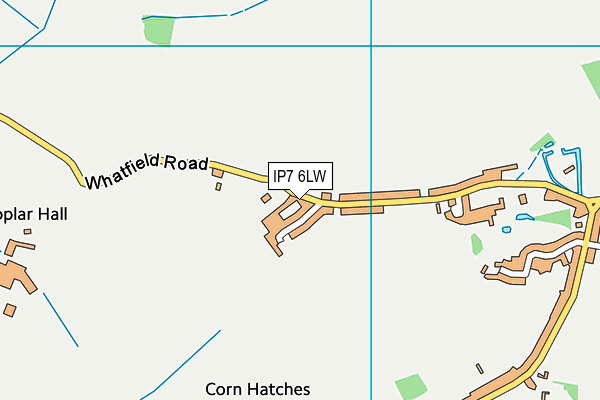 IP7 6LW map - OS VectorMap District (Ordnance Survey)