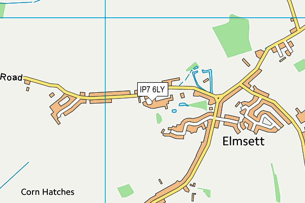 IP7 6LY map - OS VectorMap District (Ordnance Survey)