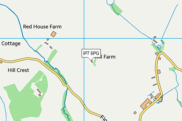 IP7 6PG map - OS VectorMap District (Ordnance Survey)