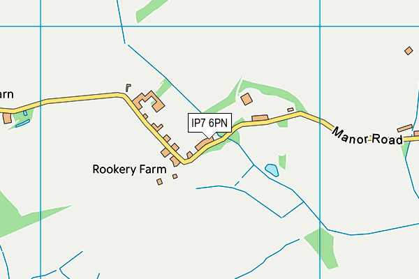 IP7 6PN map - OS VectorMap District (Ordnance Survey)