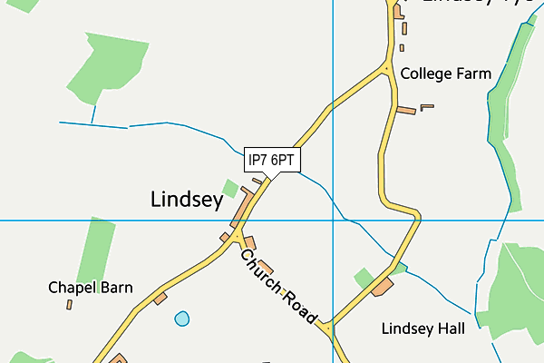 IP7 6PT map - OS VectorMap District (Ordnance Survey)