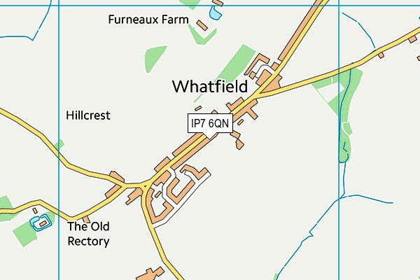 IP7 6QN map - OS VectorMap District (Ordnance Survey)