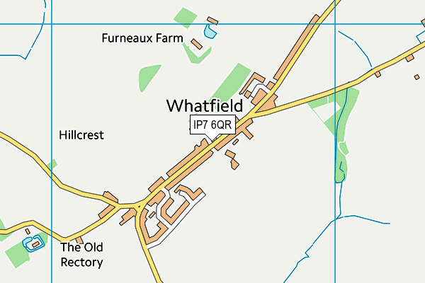 IP7 6QR map - OS VectorMap District (Ordnance Survey)