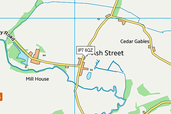 IP7 6QZ map - OS VectorMap District (Ordnance Survey)