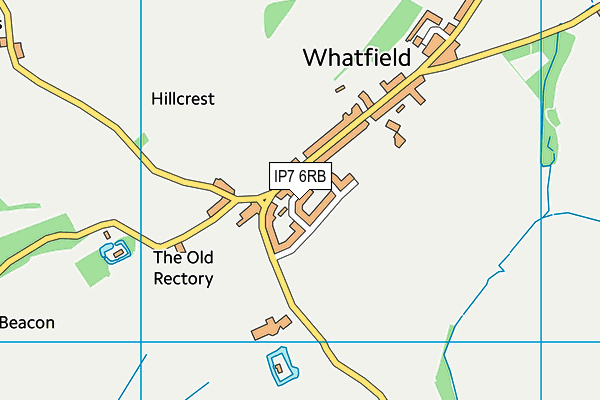 IP7 6RB map - OS VectorMap District (Ordnance Survey)