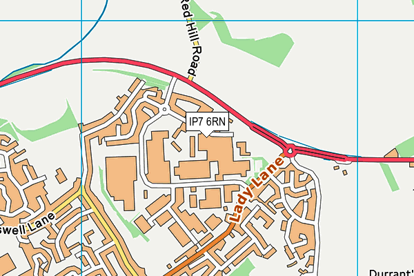 IP7 6RN map - OS VectorMap District (Ordnance Survey)