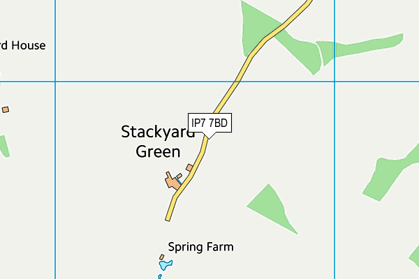 IP7 7BD map - OS VectorMap District (Ordnance Survey)