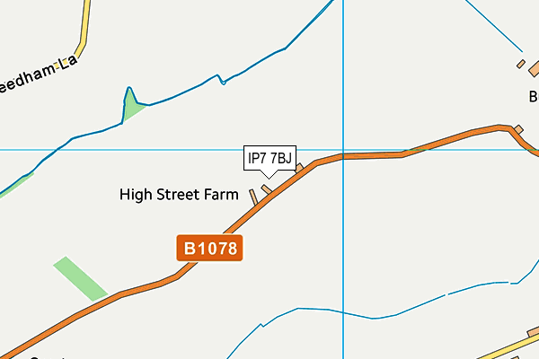 IP7 7BJ map - OS VectorMap District (Ordnance Survey)