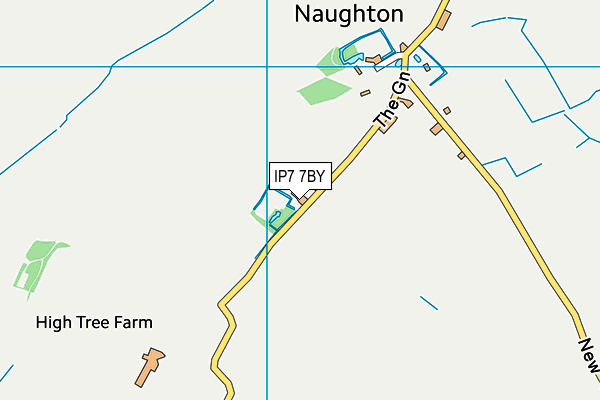 IP7 7BY map - OS VectorMap District (Ordnance Survey)