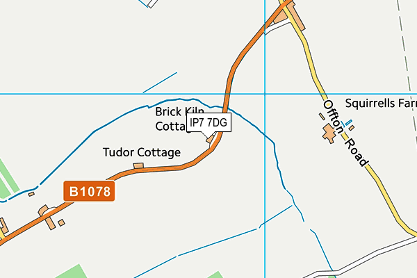 IP7 7DG map - OS VectorMap District (Ordnance Survey)