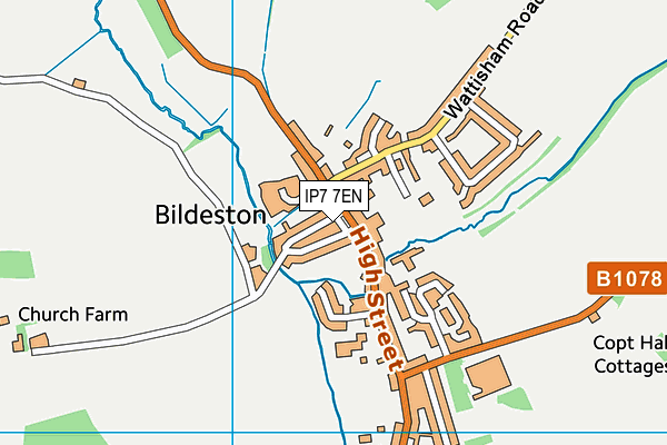 IP7 7EN map - OS VectorMap District (Ordnance Survey)