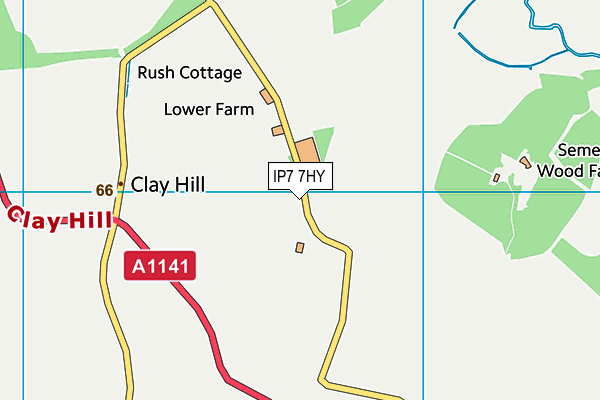 IP7 7HY map - OS VectorMap District (Ordnance Survey)