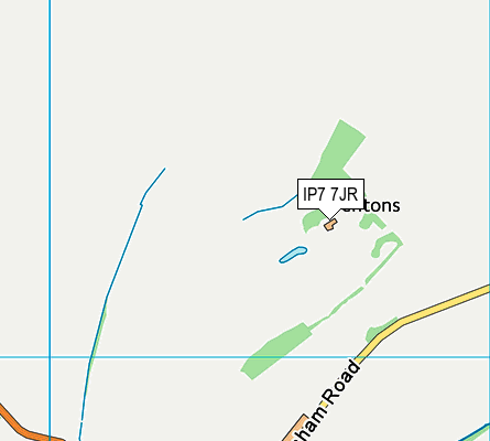 IP7 7JR map - OS VectorMap District (Ordnance Survey)