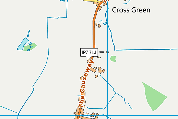 IP7 7LJ map - OS VectorMap District (Ordnance Survey)