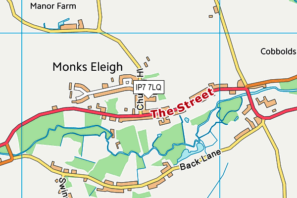 IP7 7LQ map - OS VectorMap District (Ordnance Survey)