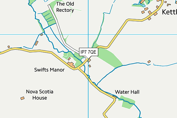 IP7 7QE map - OS VectorMap District (Ordnance Survey)