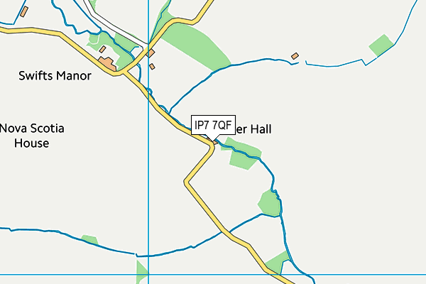 IP7 7QF map - OS VectorMap District (Ordnance Survey)