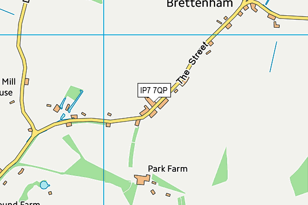IP7 7QP map - OS VectorMap District (Ordnance Survey)