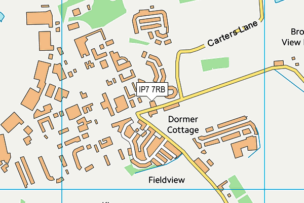 IP7 7RB map - OS VectorMap District (Ordnance Survey)
