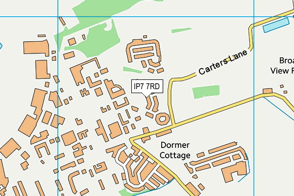 IP7 7RD map - OS VectorMap District (Ordnance Survey)