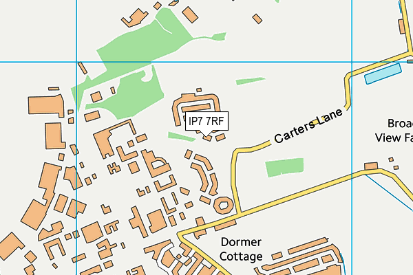 IP7 7RF map - OS VectorMap District (Ordnance Survey)