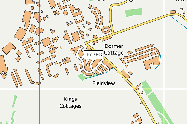 IP7 7SG map - OS VectorMap District (Ordnance Survey)