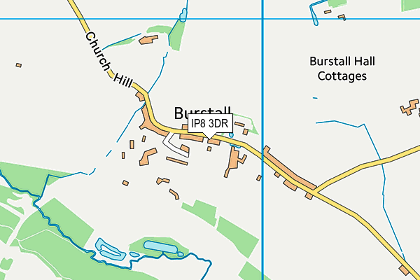 IP8 3DR map - OS VectorMap District (Ordnance Survey)