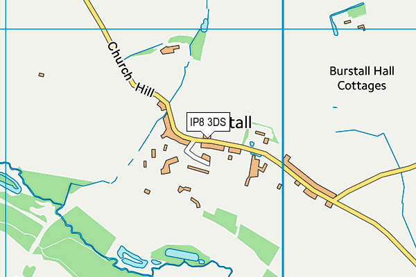 IP8 3DS map - OS VectorMap District (Ordnance Survey)