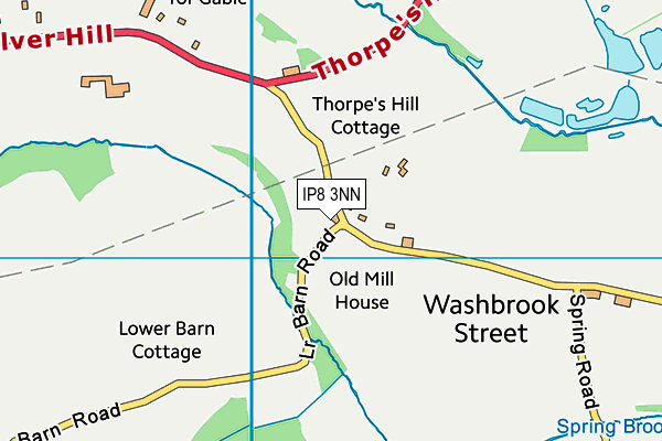 IP8 3NN map - OS VectorMap District (Ordnance Survey)